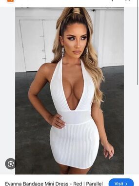 Evan a  Bandage Mini Dress BLACK